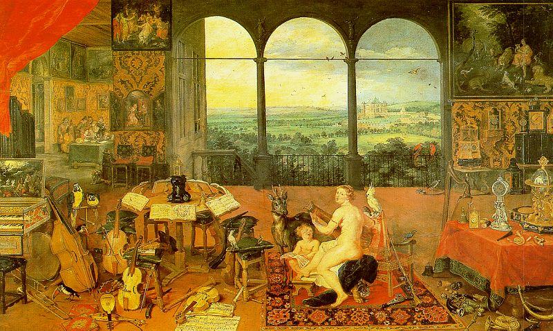 Jan Brueghel The Sense of Hearing oil painting picture